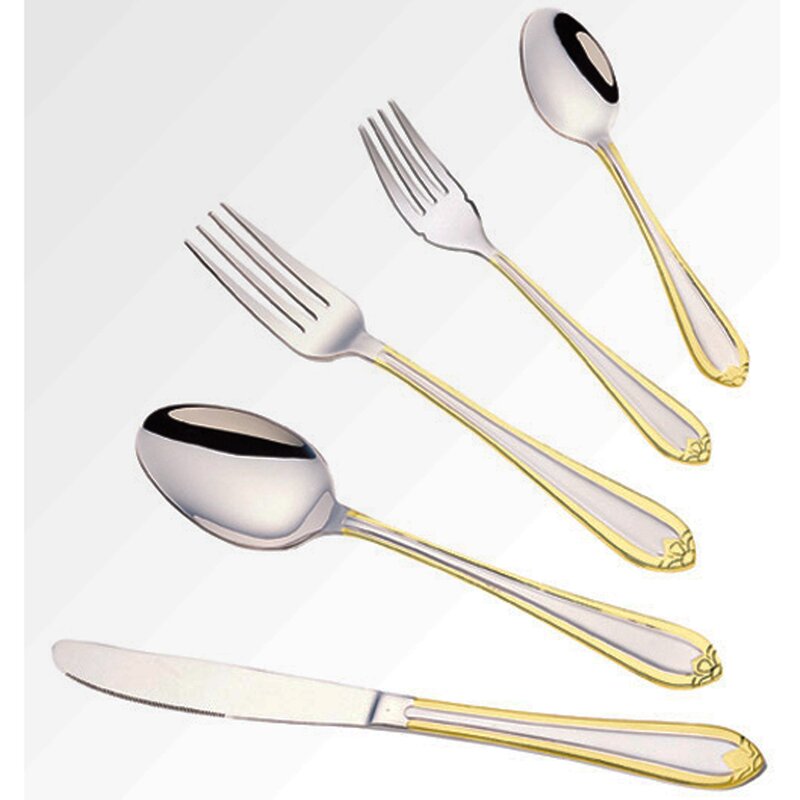 Lorren Home Trends by sale Lorenzo Professional Flatware 18/10 Stainless Steal